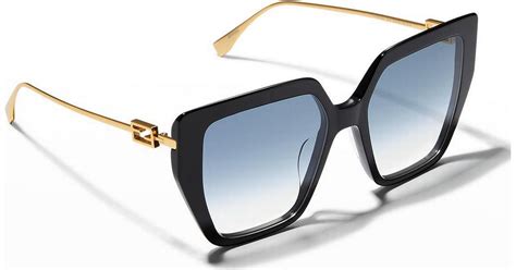 fendi 55mm butterfly sunglasses